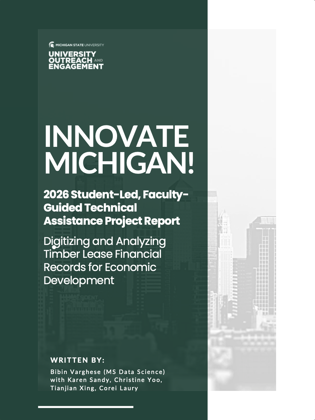 Report for Digitizing and Analyzing Timber Lease Financial Records for Economic Development